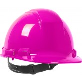 Whistler Cap Style Hard Hat with HDPE Shell with 4-Point Textile Suspension and Pin-Lock Adjustment - Pink